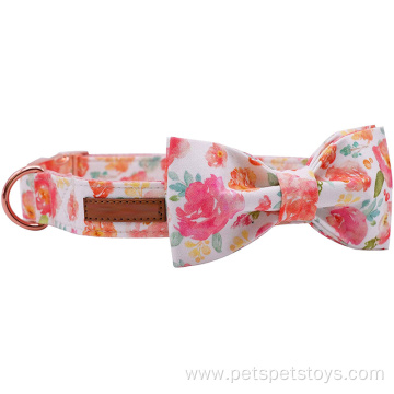 OEM Accept Adjustable Dog Collar and Bowtie Custom